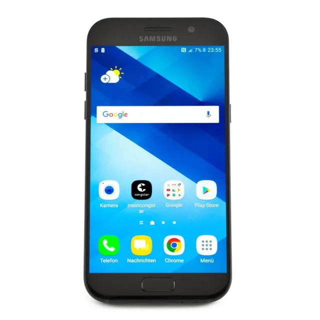 Samsung Galaxy A5 SM-A520F 32GB black sky Smartphone Kundenretoure wie neu