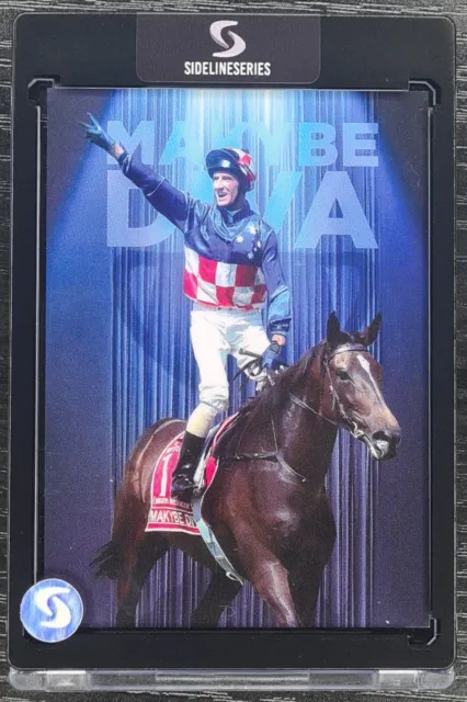 Sideline Series MAKYBE DIVA GLEN BOSS Signature /50 Hall Of Fame Jockey Auto