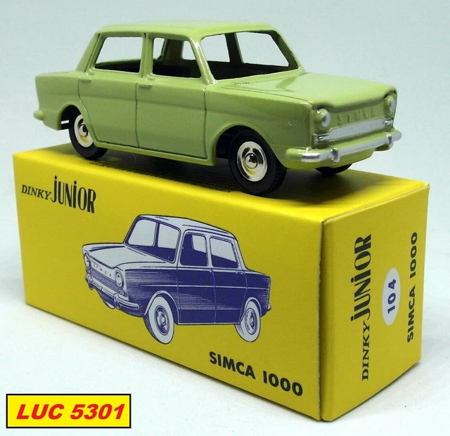 La Simca 1000 bleue modèle 1962 en miniature par Ixo Models au 1/43e
