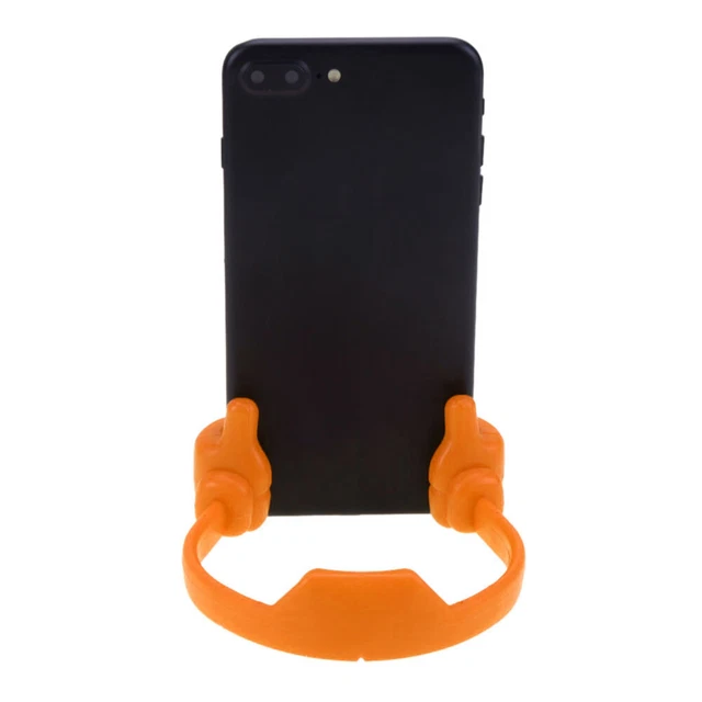 PRISIA Daumen Hoch Handy-Ständer - Flexibler Silikon Halter Für Smartphone & Tablet