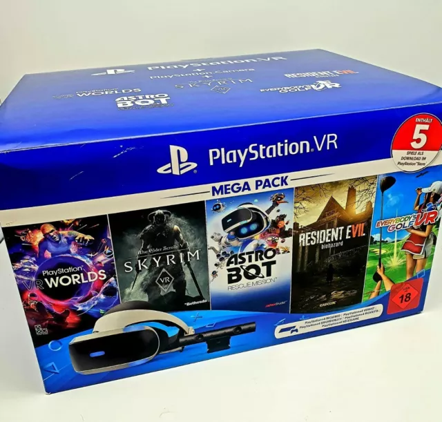 Occhiali VR PS4|PS5 set completo|Sony PlayStation 4/5|CUH-ZVR2|PSVR|COME NUOVI|DHL