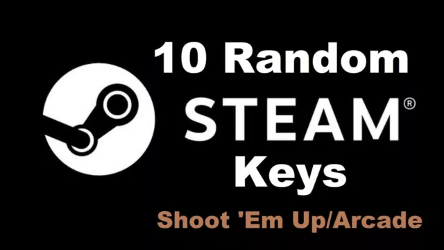 10 Random Shoot 'Em Up/Arcade games Keys of Steam - Only Digital - Region Free