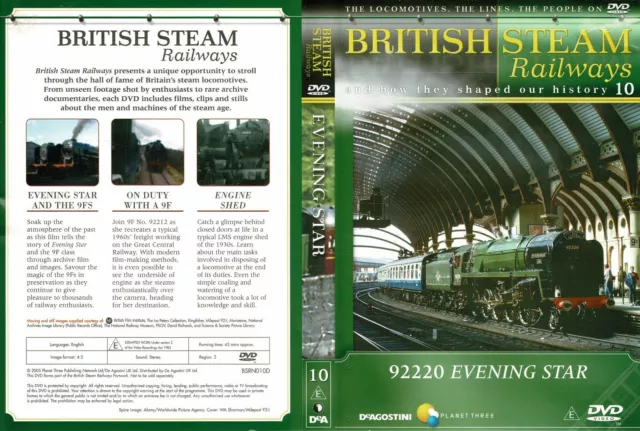 BRITISH STEAM RAILWAYS DVDs ~ Various Titles ~ From DeAgostini (Planet Three)