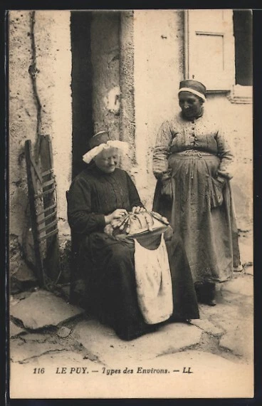 Carte Postale Ancienne CPA 43 - Attelage Des Environs Du Puy (1900)