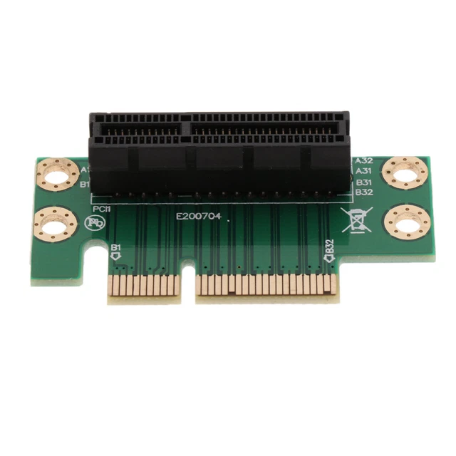 PCI-E PCI Express x16 to x16 90 Degree Right Angle Riser Card for 1U 2U PC