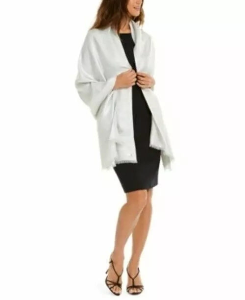 Klein Calvin Lurex Scarf White Ombre