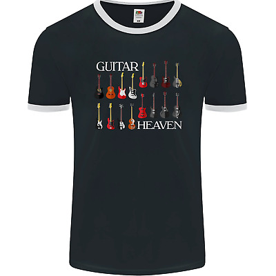 Guitar Heaven Collection Guitarist Acoustic Mens Ringer T-Shirt FotL