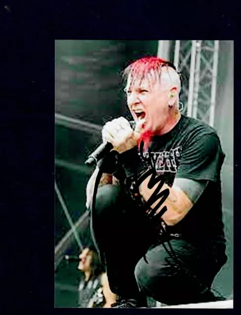 “Mudvayne” Chad Gray Hand Signed 4X6 Color Photo