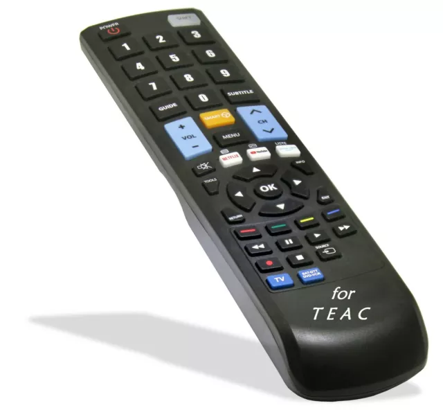 Remote Control for TEAC HD SET TOP BOX Models HDB848   HDB849   HDB850
