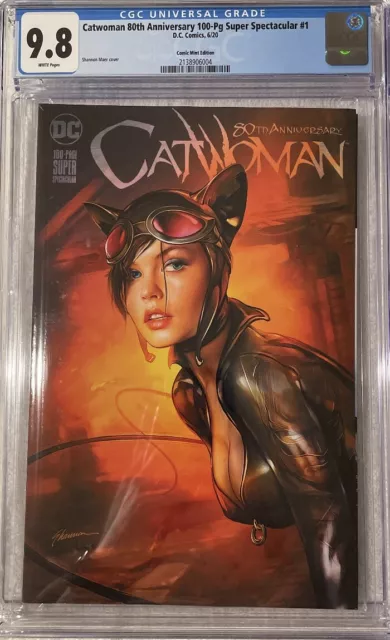 Catwoman 80th Anniversary 1 Shannon Maer Amazing Art! Comic Mint Edition