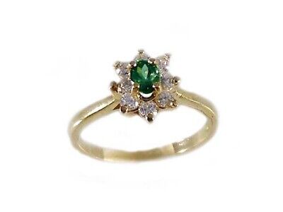 Gold Alexandrite Diamond Ring Antique 19thC Russia Natural ¼ct Color-Change 14kt