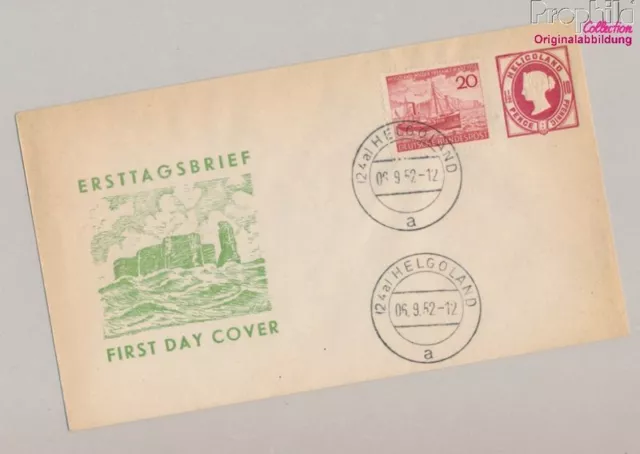 FRD (FR.Germany) 152 (complete issue) FDC 1952 Helgoland (10257247