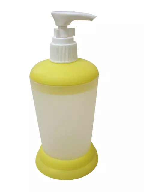 (Tc128) Dosificador Dispensador Jabon Liquido Plastico Satinado Amarillo 250Ml