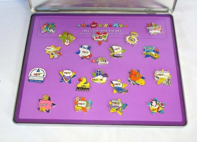 eBay Live 2003 Orlando Complete 21 Pin Set in Tin