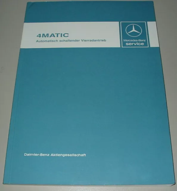 Werkstatthandbuch Mercedes Allrad W 124 260 E 300 TE D TD 4Matic Buch 04/1987!