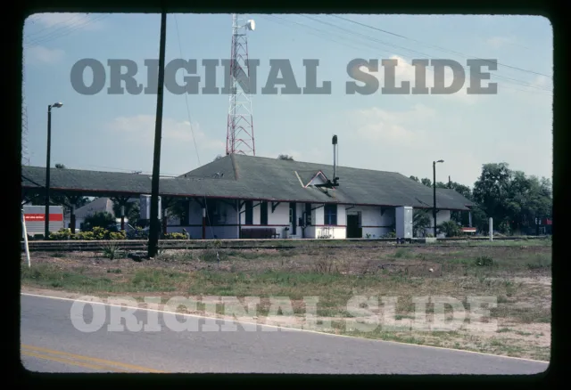 Orig 1981 Slide - Seaboard Coast Line SCL Depot Kissimmee FL Florida Railroad