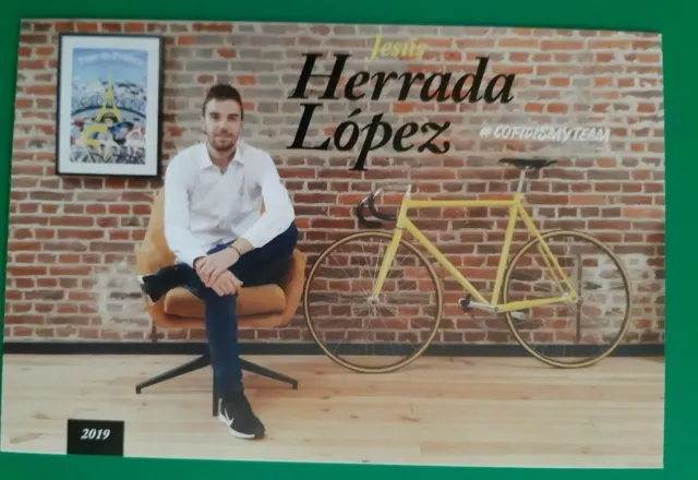 CYCLISME carte cycliste JESUS HERRADA LOPEZ équipe COFIDIS 2019