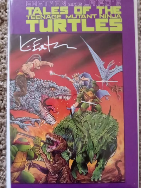 Teenage Mutant Ninja Turtles #7 signed by Kevin Eastman, NM/M, COA w/ comic