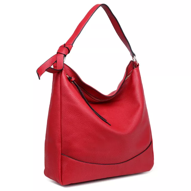 Ladies Soft Faux Leather Hobo Handbag Satchel Shoulder Tote Bag Women