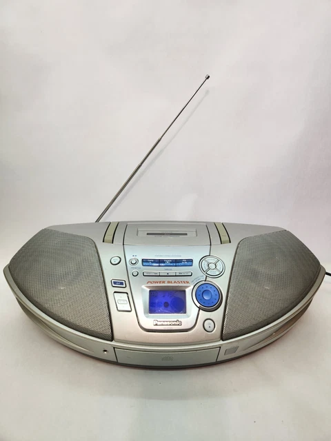 PANASONIC RX-ES25 RADIO Cassette CD Boombox Power Blaster. Tested £33. ...