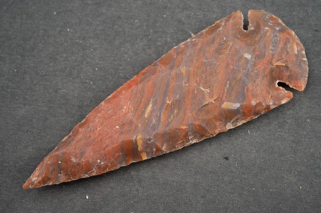 5.1" Flint Spearhead Ohio Collection Spear Point Knife Blade Arrowhead 451