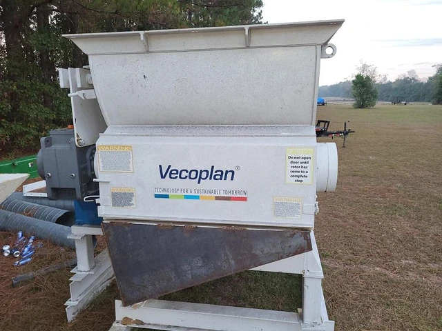 Vecoplan Partial Refurb 30 HP Single Shaft Shredder / New Gearbox
