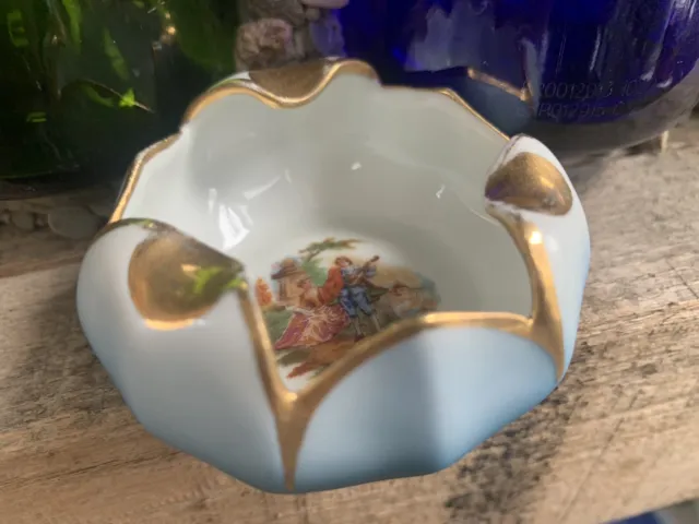 Vintage Sa Porcelain Limoges France Ashtray