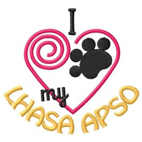 I "Heart" My Lhasa Apso Sweatshirt 1341-2 Sizes S - XXL