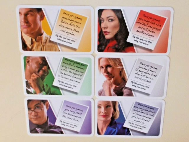 Cludeo Discover The Secrets - Player Personality Cards