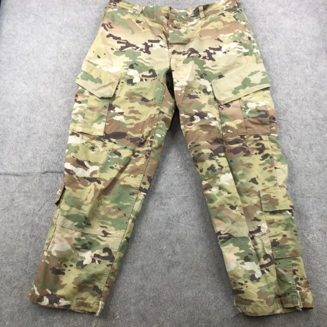 US Military Pants Men Large Short Multi Cam Camouflage Tactical Surplus Work