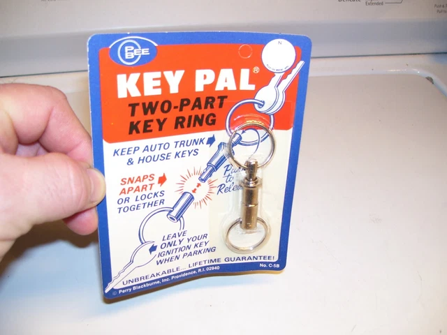 Vintage nos Key-pal Ring snap lock usa Accessory Ford gm chevy Hot rod chevy 70 Vintage nos Key-pal Ring snap lock usa Accessory Ford gm chevy Hot rod chevy 70