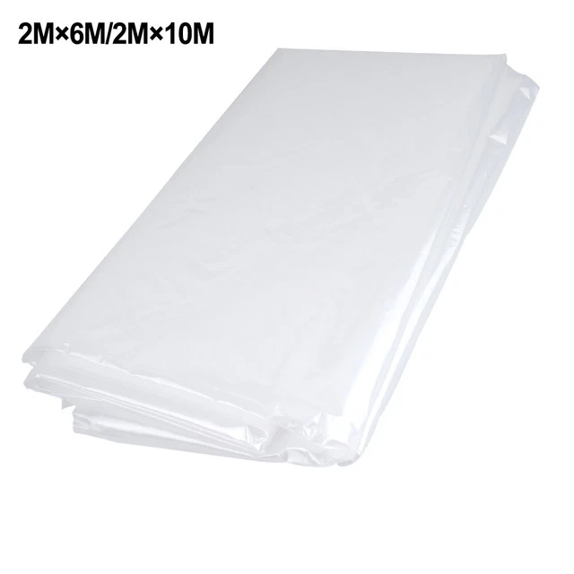BLOSTM Feuille Polyéthylène Robuste 2m X 3m 1000g (250 Microns) - Bâche Protection Jardin Et Chantier