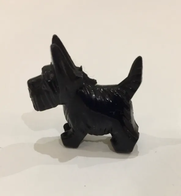 VINTAGE 1960s black Scottie dog, scale 1:6 (Tressy Toots) or 1:12 (dolls house)