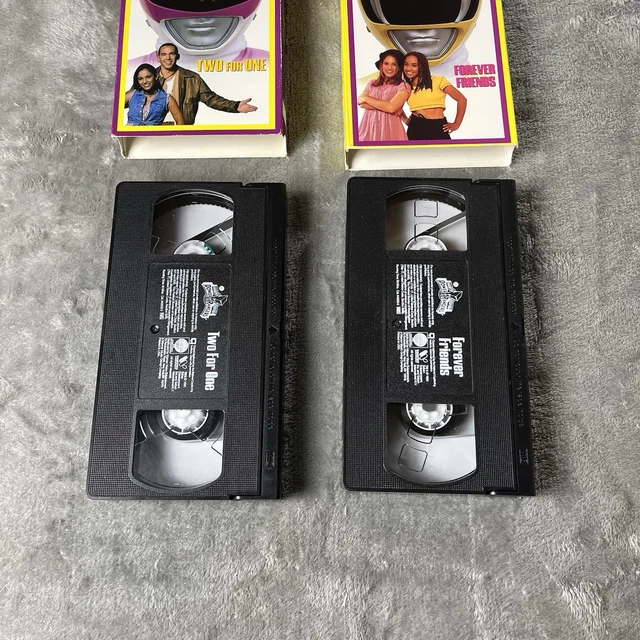 MIGHTY MORPHIN POWER Rangers VHS Lot 2 Girls Series Two For One Forever ...