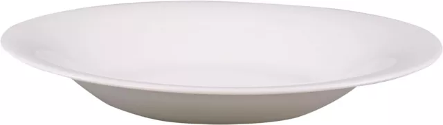 Opalware Pasta Soup Bowl Set, Width 8.5"/21.5 cm X Height 3.7cm, Set of 6, White