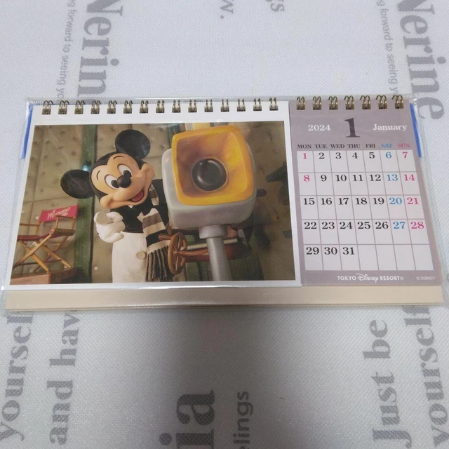 2024 DISNEY CALENDAR Tabletop Mickey Mouse Live Action 78.99 PicClick
