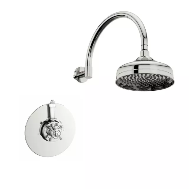 Orchard Dulwich concentric thermostatic valve with wall shower set