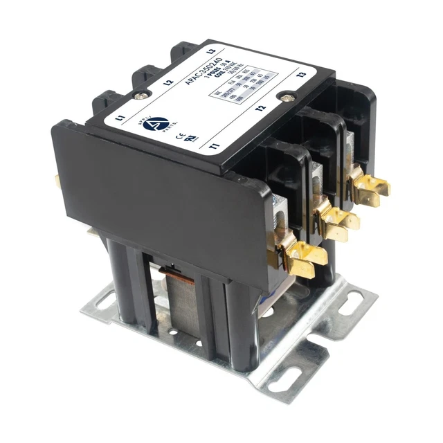 Appli Parts APAC-350240 Heavy Duty 3 Poles Contactor 50 Amp 240 Volts Coil Re...