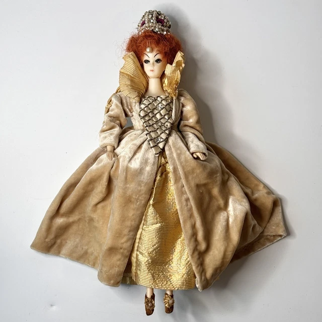 VINTAGE BILD LILLI Barbie Clone Doll Queen Elizabeth I Costume £125.00 PicClick UK