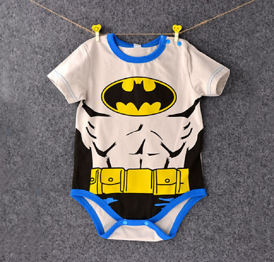 Halloween Batman Baby Boys Bodysuit Newborn Marvel Avengers DC Comics Gift