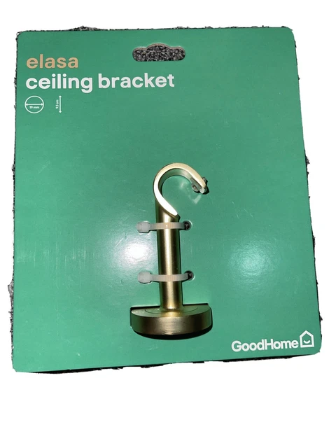 Elasa Deckenhalterung Metall gebürstetes Messing Effekt brandneu