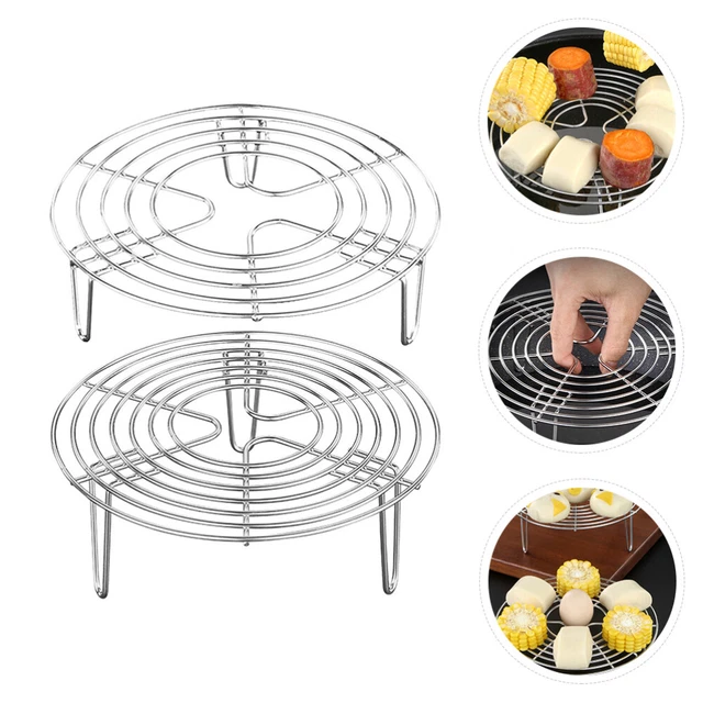 Griglia Cottura A Vapore 22 Cm In Acciaio Inox - Supporto Per Pentole E Vapore - Foto 4