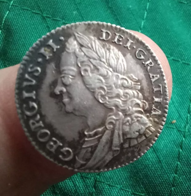 1757 George II Silver Sixpence,