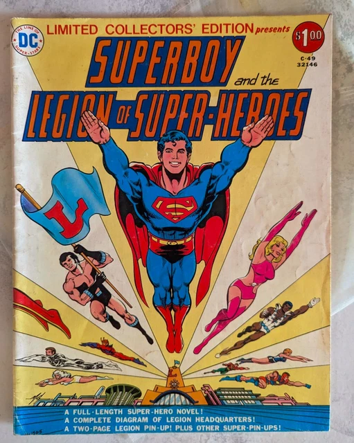 LCE C-49 Superboy & Legion of Super Heroes; 1976 DC Comics Treasury Mike Grell