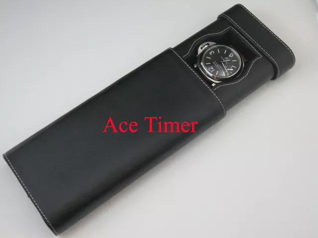 1 Watch Black Traveling & Storage Case Box Fits up to 60mm