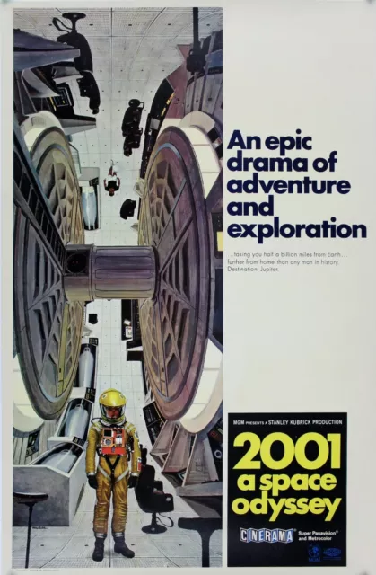 2001: A Space Odyssey (1968) Stanley Kubrick Keir Dullea Gary Lockwood Poster