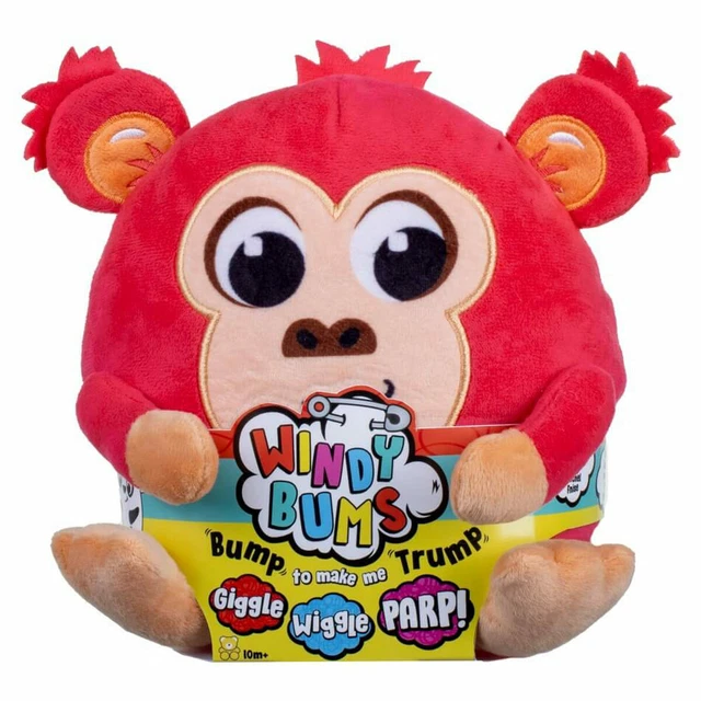 Peluche singe store interactif