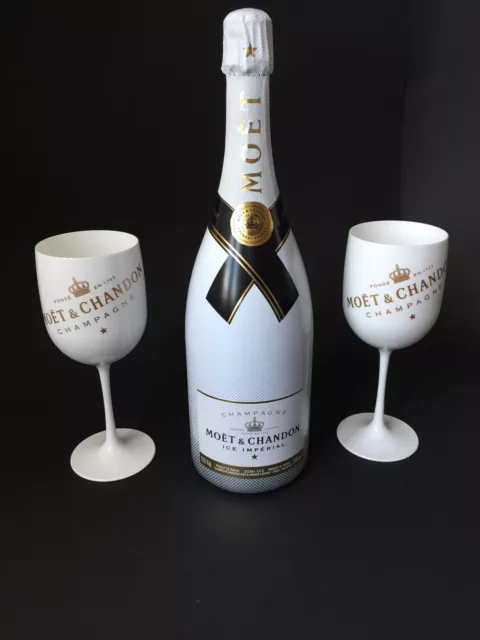 Moet Chandon Ice Imperial Champagner 1,5l 12% Vol + 2 Ice Imperial Acryl Gläser