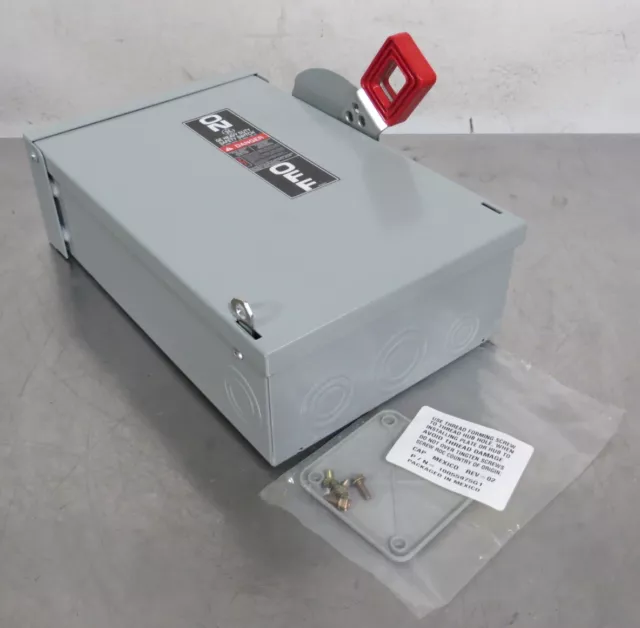 T187957 GE TH3361R Model 10 Heavy Duty Safety Switch 30A 600VAC/250VDC