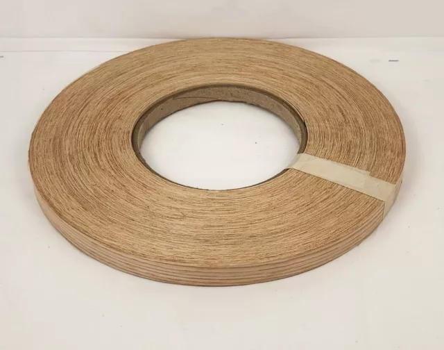Wood Edge Banding Veneer Red Oak Pre-Glued 7/8” x 225’